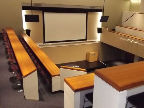 Upper Level of Gen Re Auditorium (corner view)