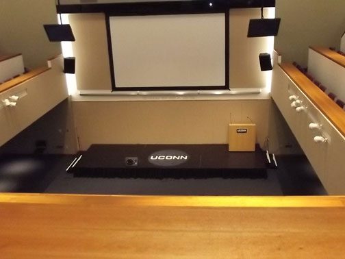 Upper level of Gen Re Auditorium