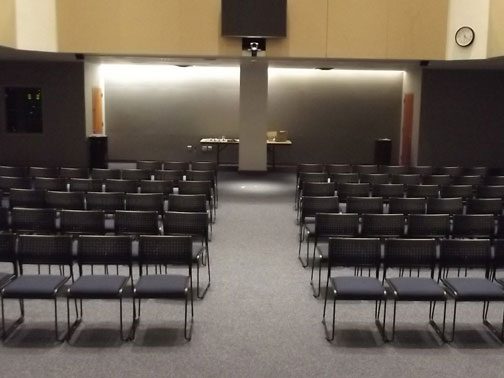 Gen Re Auditorium Room 109 (A-1) (front view)